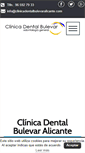 Mobile Screenshot of clinicadentalbulevaralicante.com